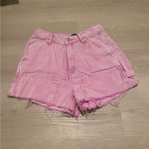 Pink BDG Cargo Shorts